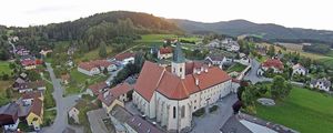 Luftaufnahme Kirche Schönbach A